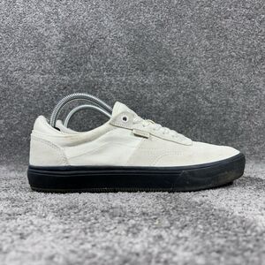 Vans Gilbert Crockett Mens Size 8 White Suede Canvas Athletic Skate Shoes Used